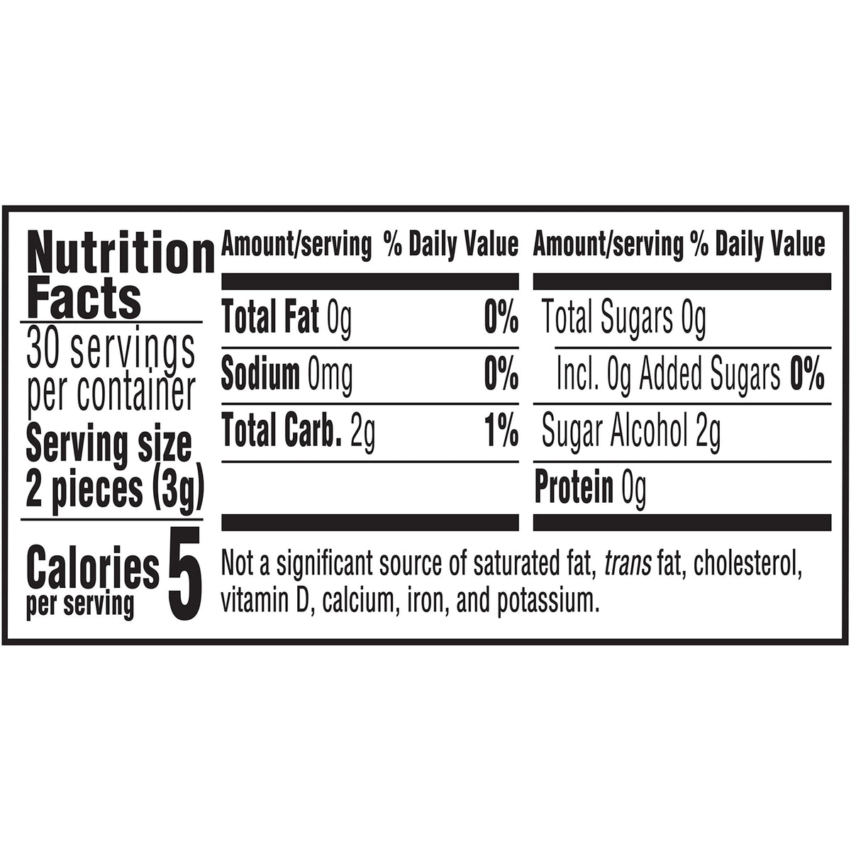Dentyne Ice Peppermint Sugar-Free Gum — 6 Bottles of 60 Pieces (360 Total Pieces)