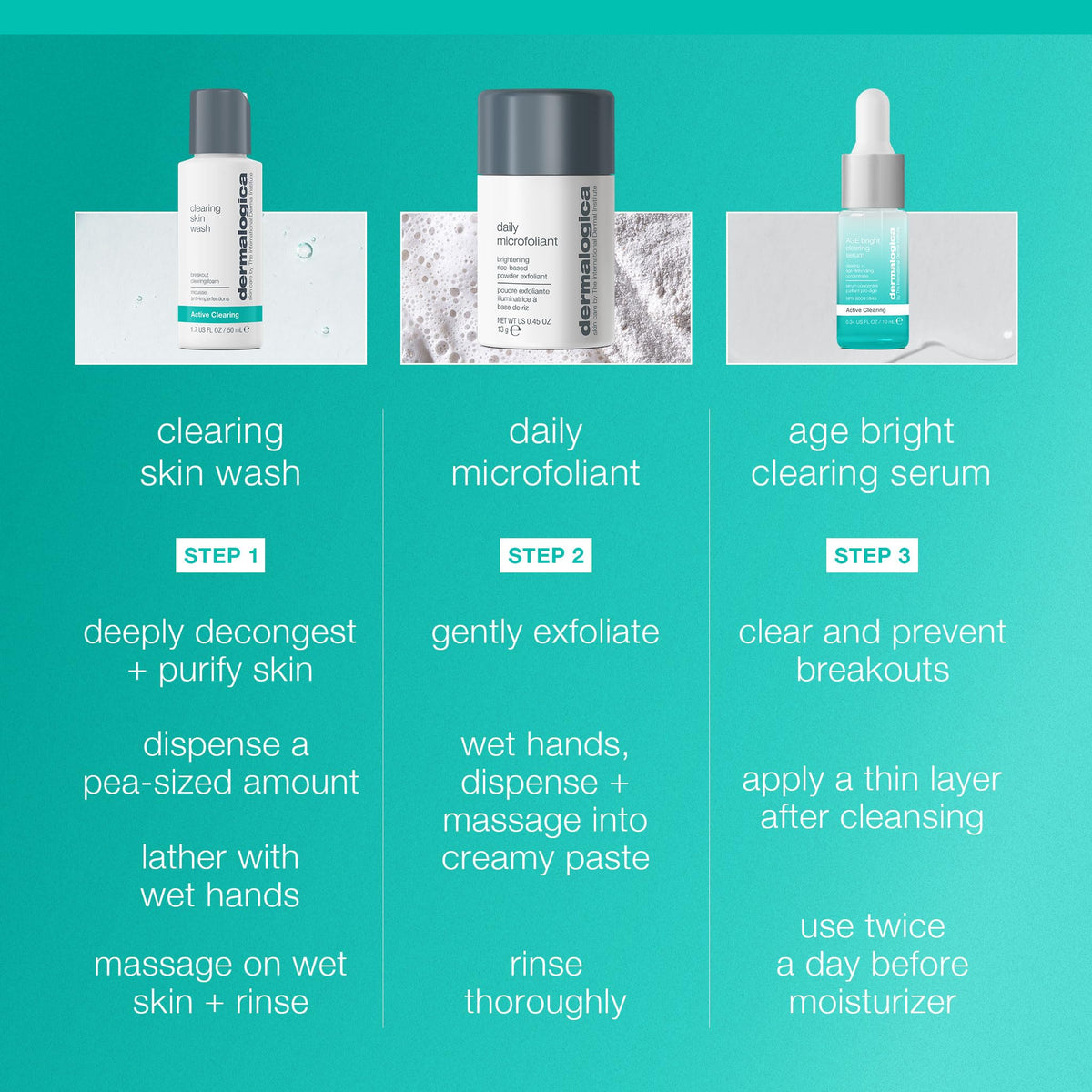 Dermalogica Clear and Brighten Kit, Travel Size