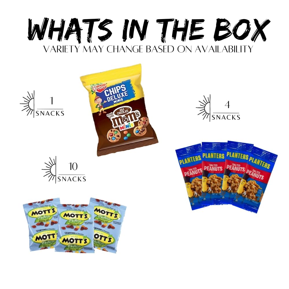 Desert Sun Snacks Mega Treat Variety Pack (50 Count) – Sweet & Salty Snack Box for Gifting, Travel, and Office