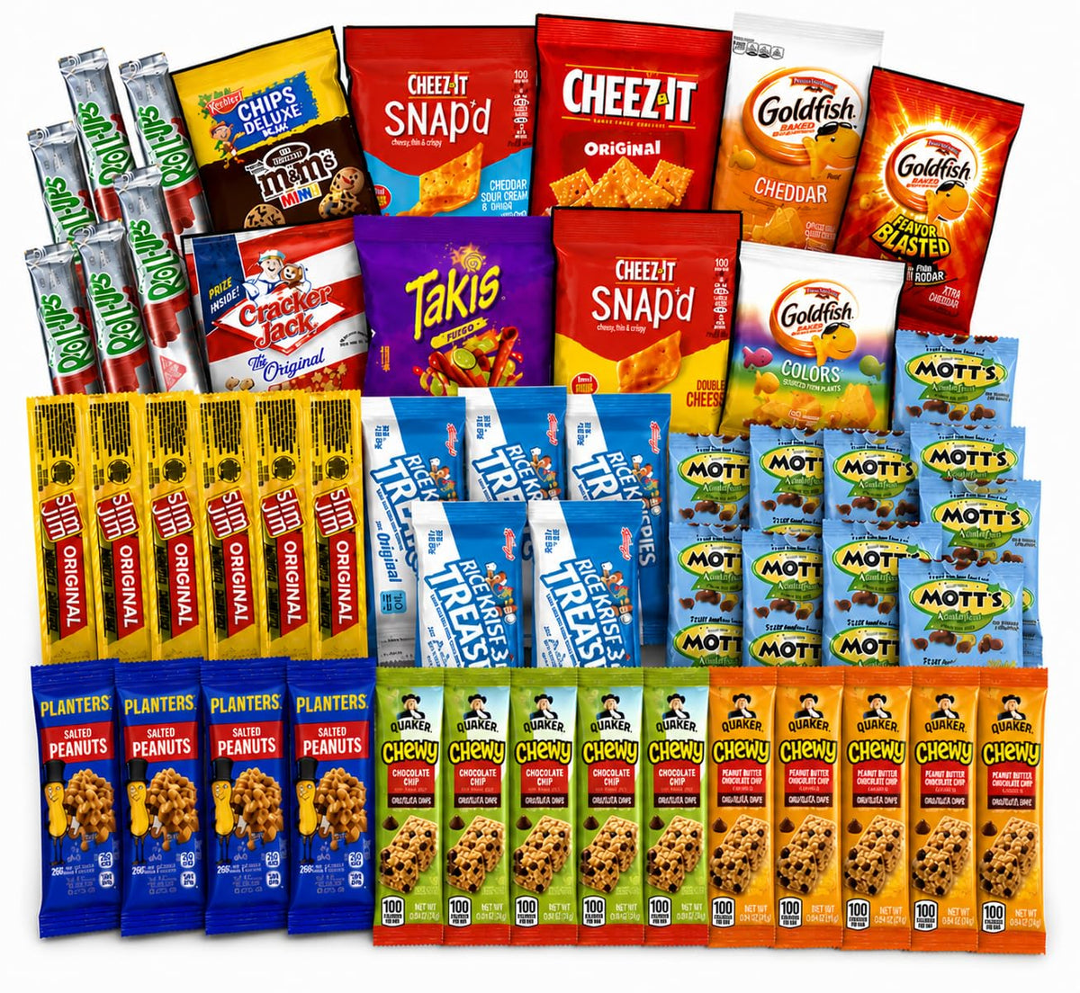 Desert Sun Snacks Mega Treat Variety Pack (50 Count) – Sweet & Salty Snack Box for Gifting, Travel, and Office