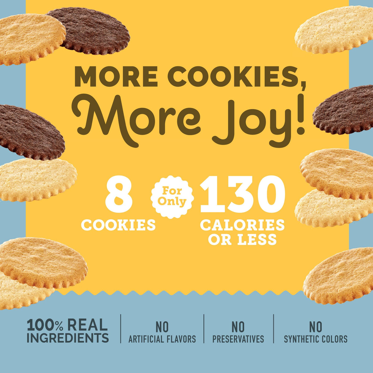 Dewey's Bakery Meyer Lemon Moravian Style Cookie Thins – Real Ingredients, Low Calorie Snack, Pack of 3 (9oz)