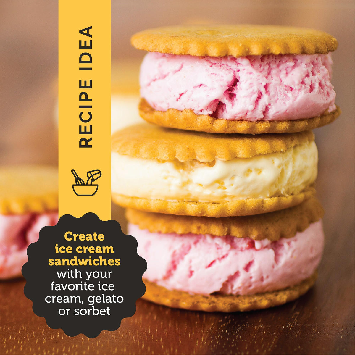 Dewey's Bakery Meyer Lemon Moravian Style Cookie Thins – Real Ingredients, Low Calorie Snack, Pack of 3 (9oz)