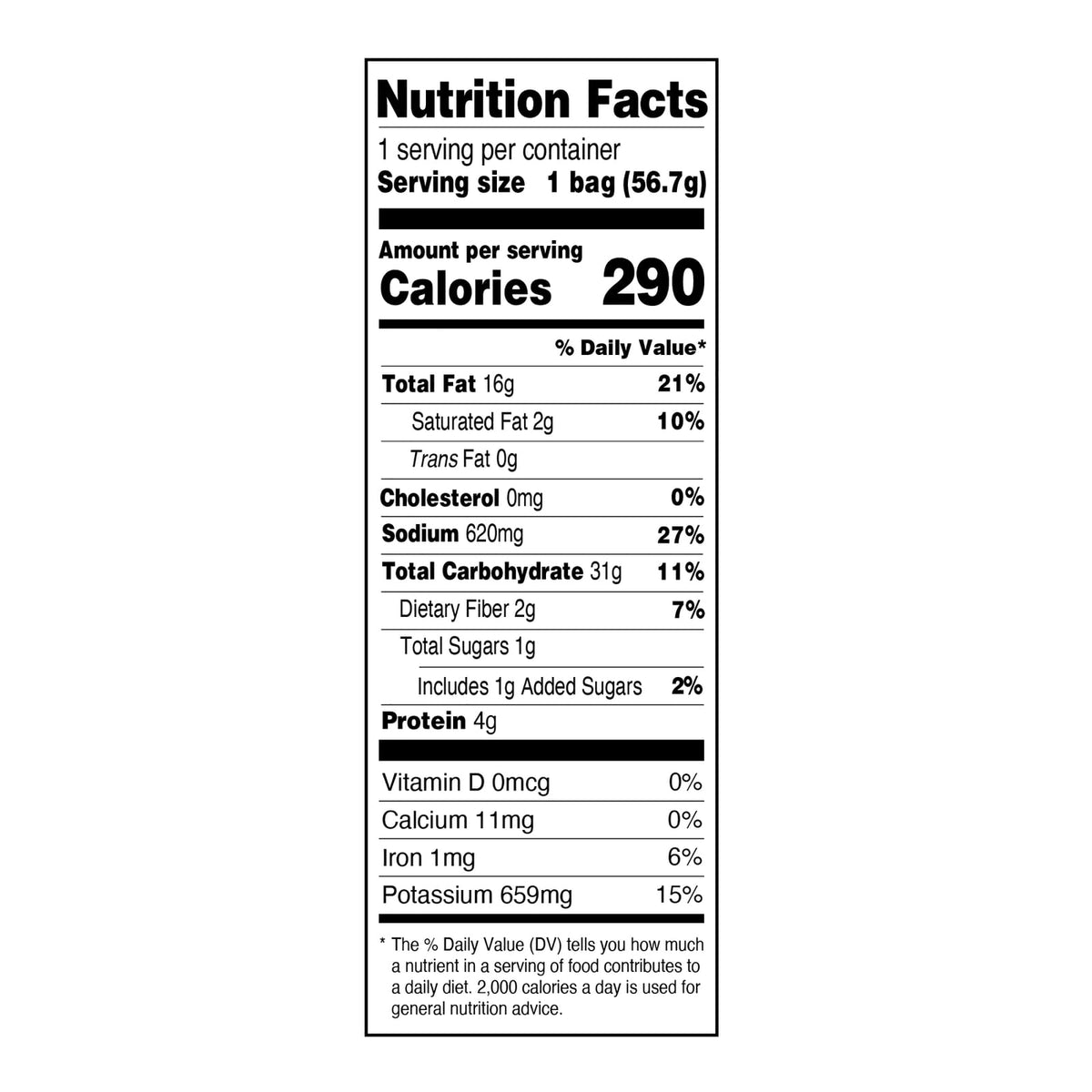 Dirty Potato Chips Salt and Vinegar – 25 Pack, 2 oz Bags | Kettle Cooked Snack