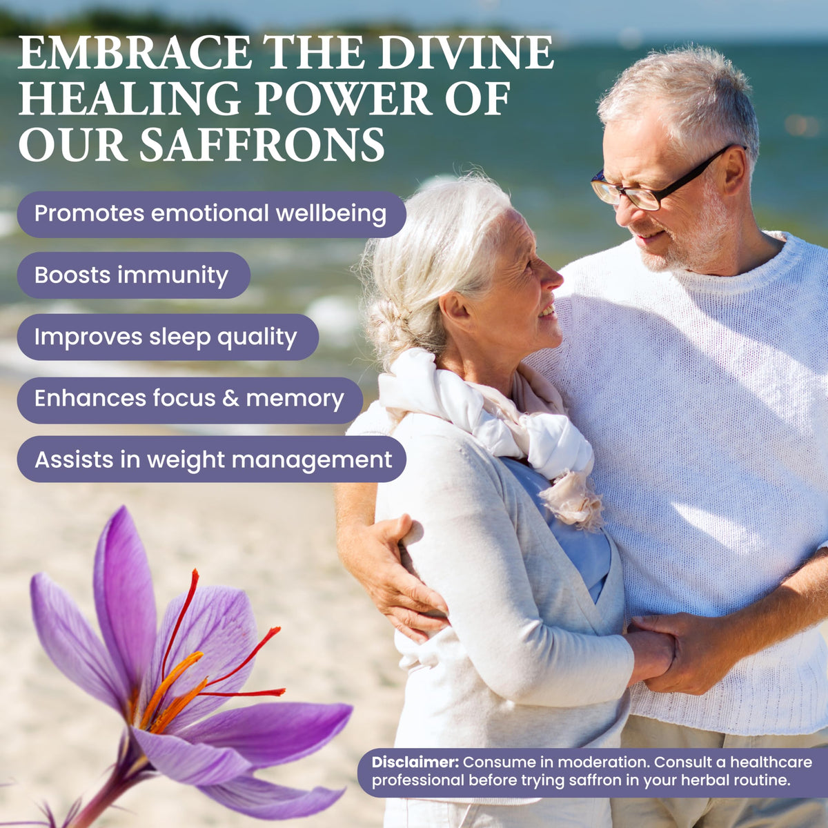 Divine Healing Saffron Threads 3g – Afghan Saffron, Award-Winning & Lab-Tasted