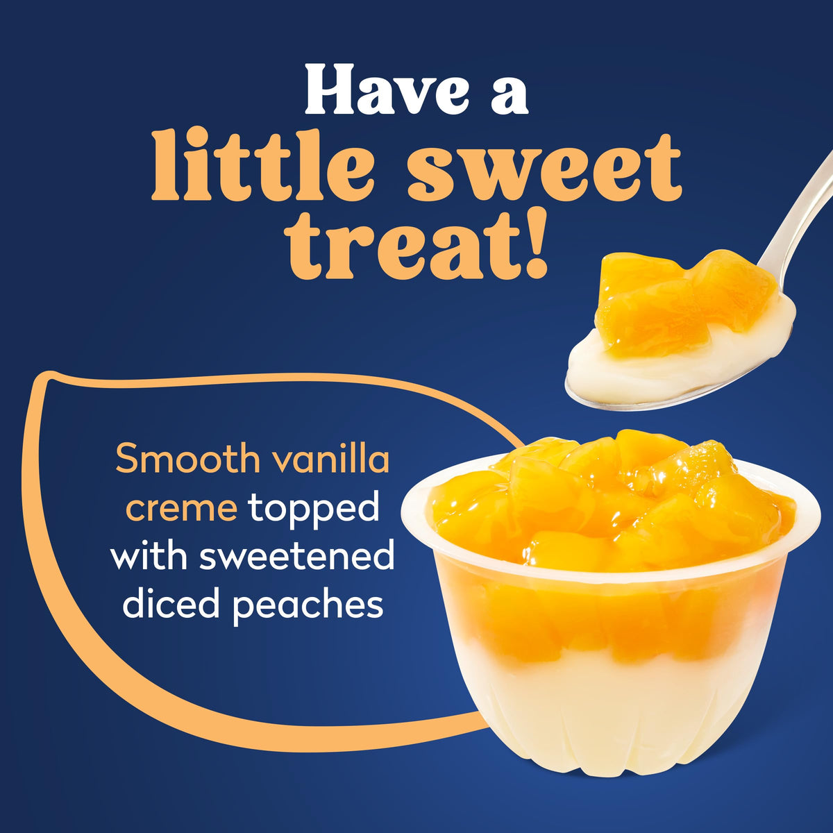 Dole Fruit Bowls Peaches & Creme Layers, 4.3oz Cups, 36-Count Bulk Desserts