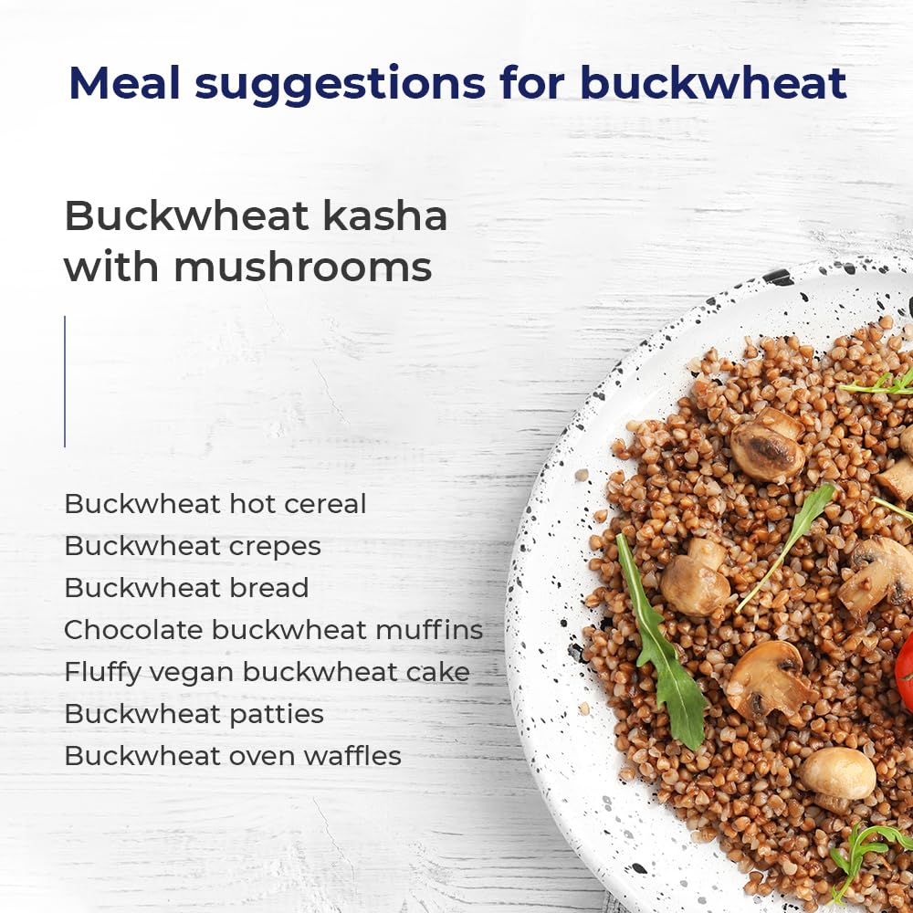 DOMA Hulled Toasted Buckwheat Groats (Kasha) – Bulk Value Pack, Non-GMO, Gluten-Free, 10.6 lb