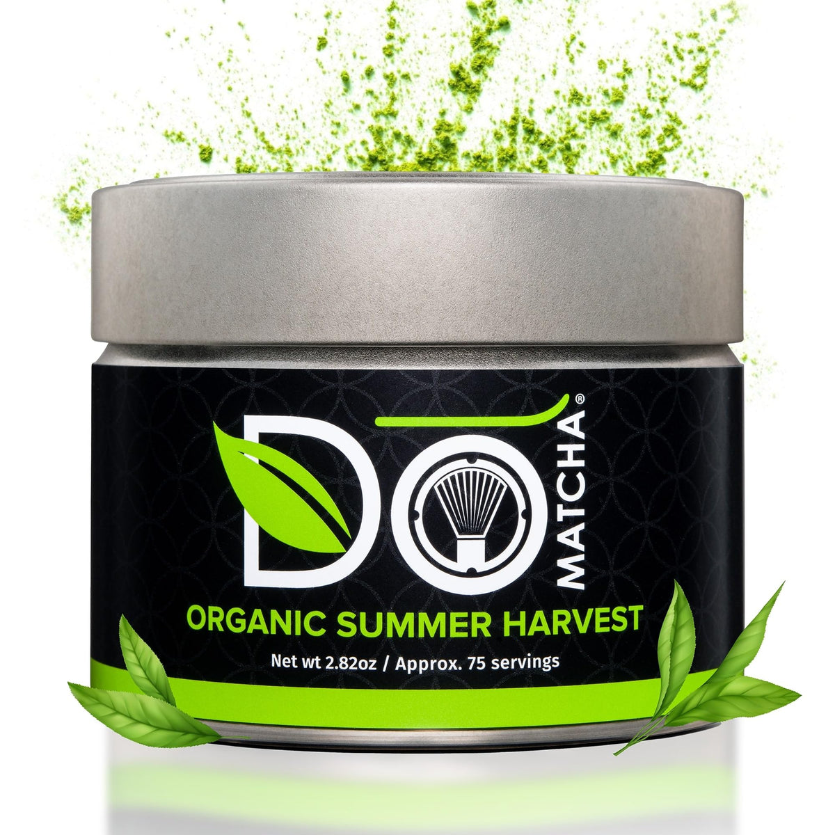 DoMatcha Organic Summer Harvest Matcha Powder – Latte Grade, Authentic Japanese Green Tea, 2.82 oz