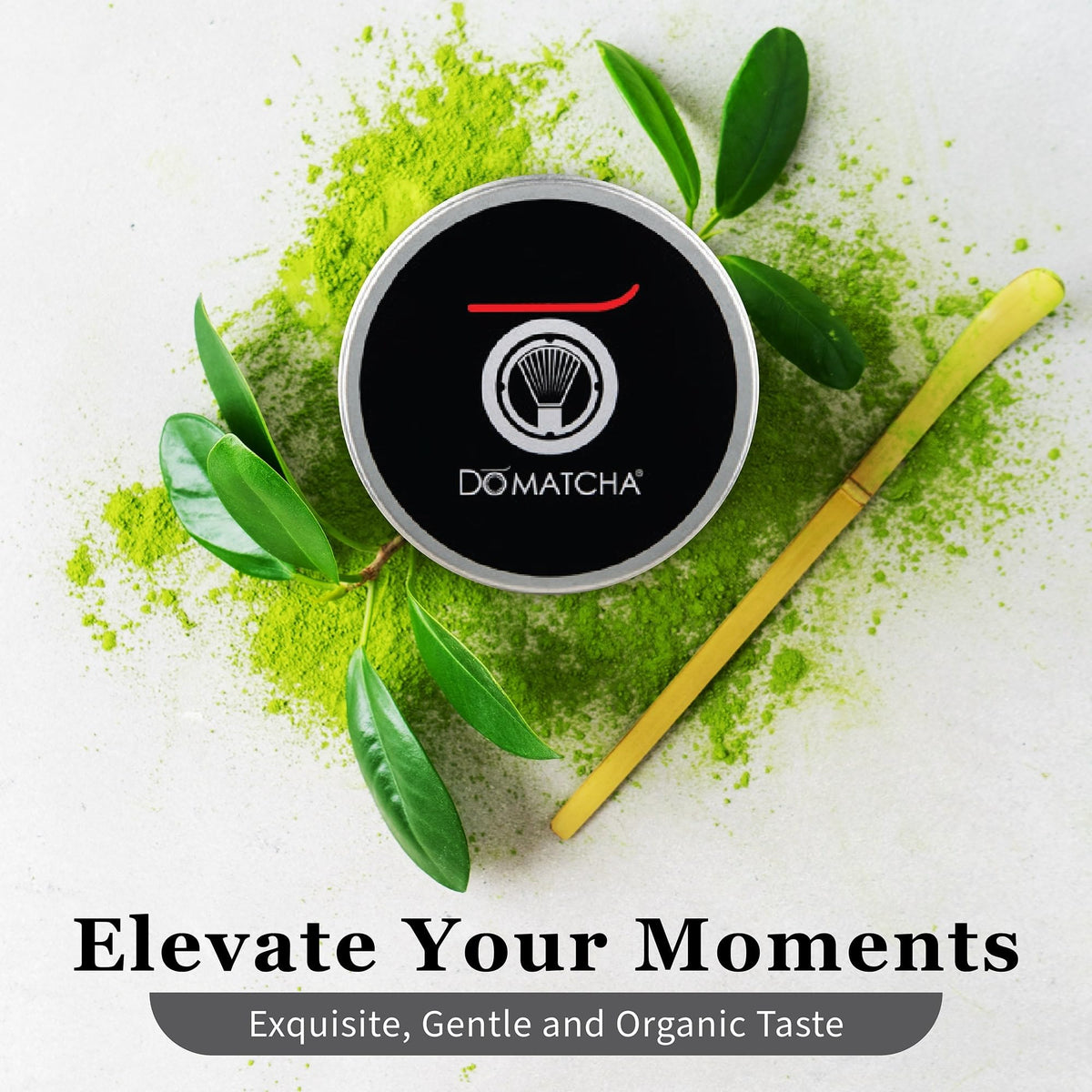 DoMatcha Organic Ceremonial Green Tea Matcha Powder – 75 Servings, Focus & Calm