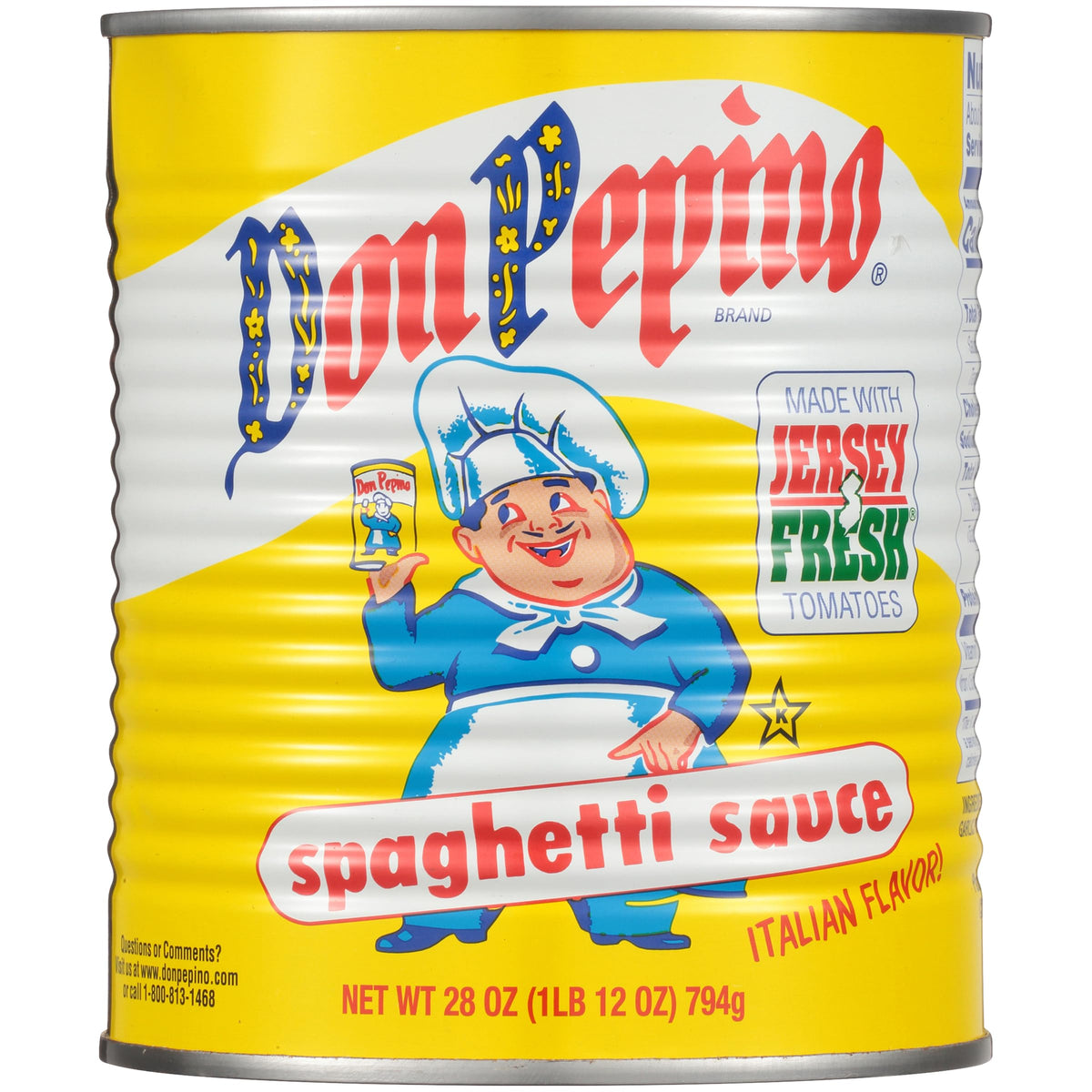 Don Pepino Spaghetti Sauce 28oz Pack of 12 – Rich, Ready-to-Use Tomato Sauce