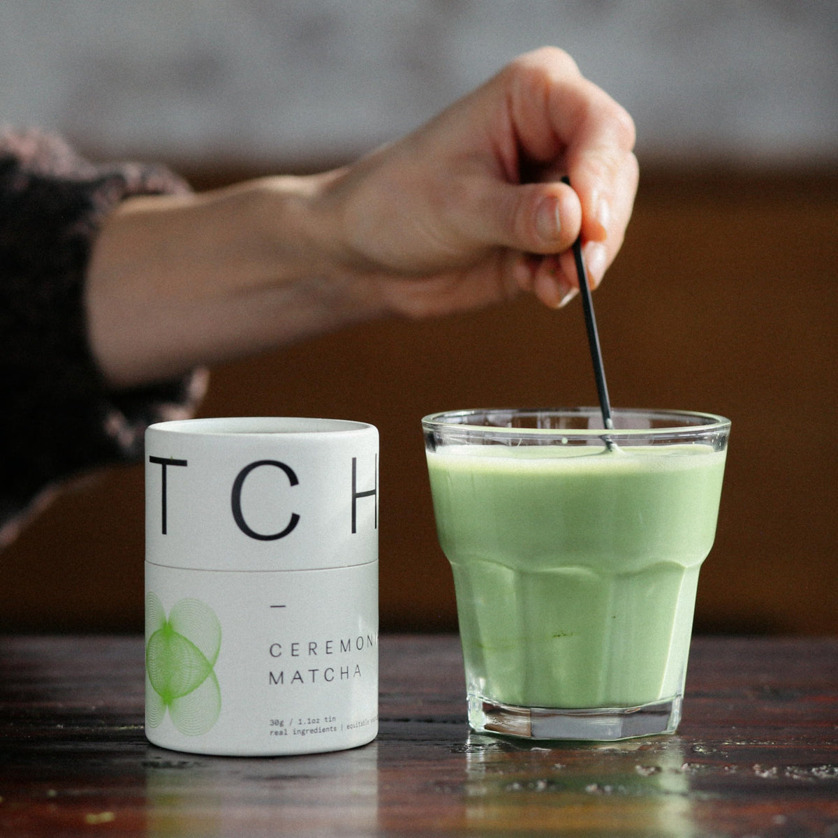 DONA First Flush Ceremonial Grade Matcha – Stone-Milled from Shizuoka, Kagoshima & Kyoto Estate (1.1 oz Tin)
