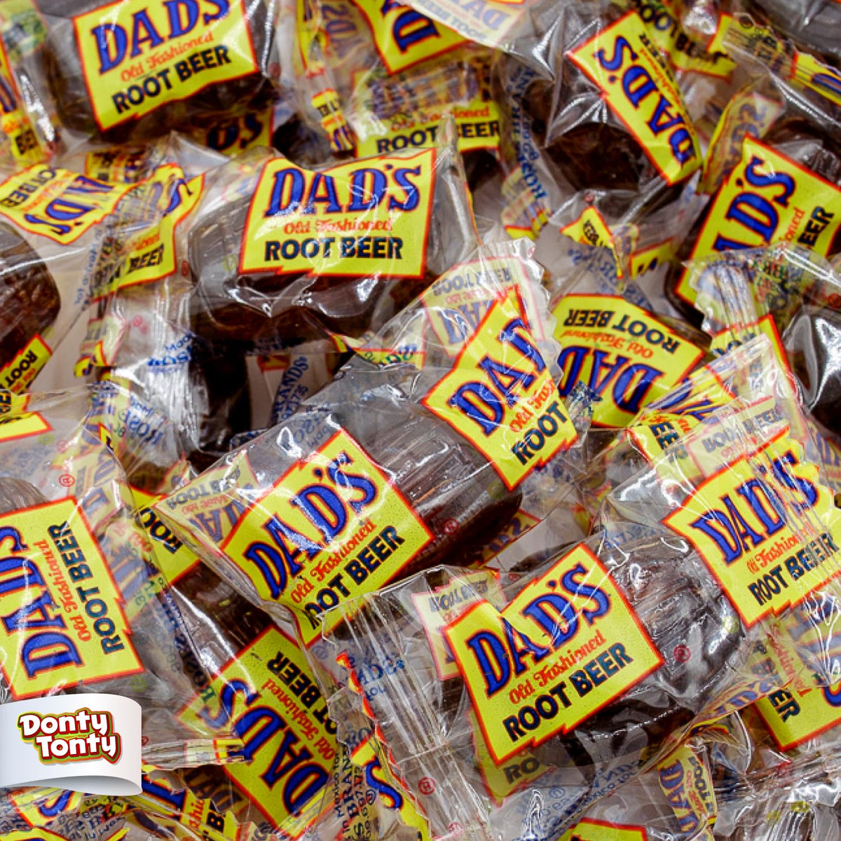 Donty-Tonty Dad's Root Beer Barrels Hard Candy – 5 lb Bulk Bag, Original Flavor