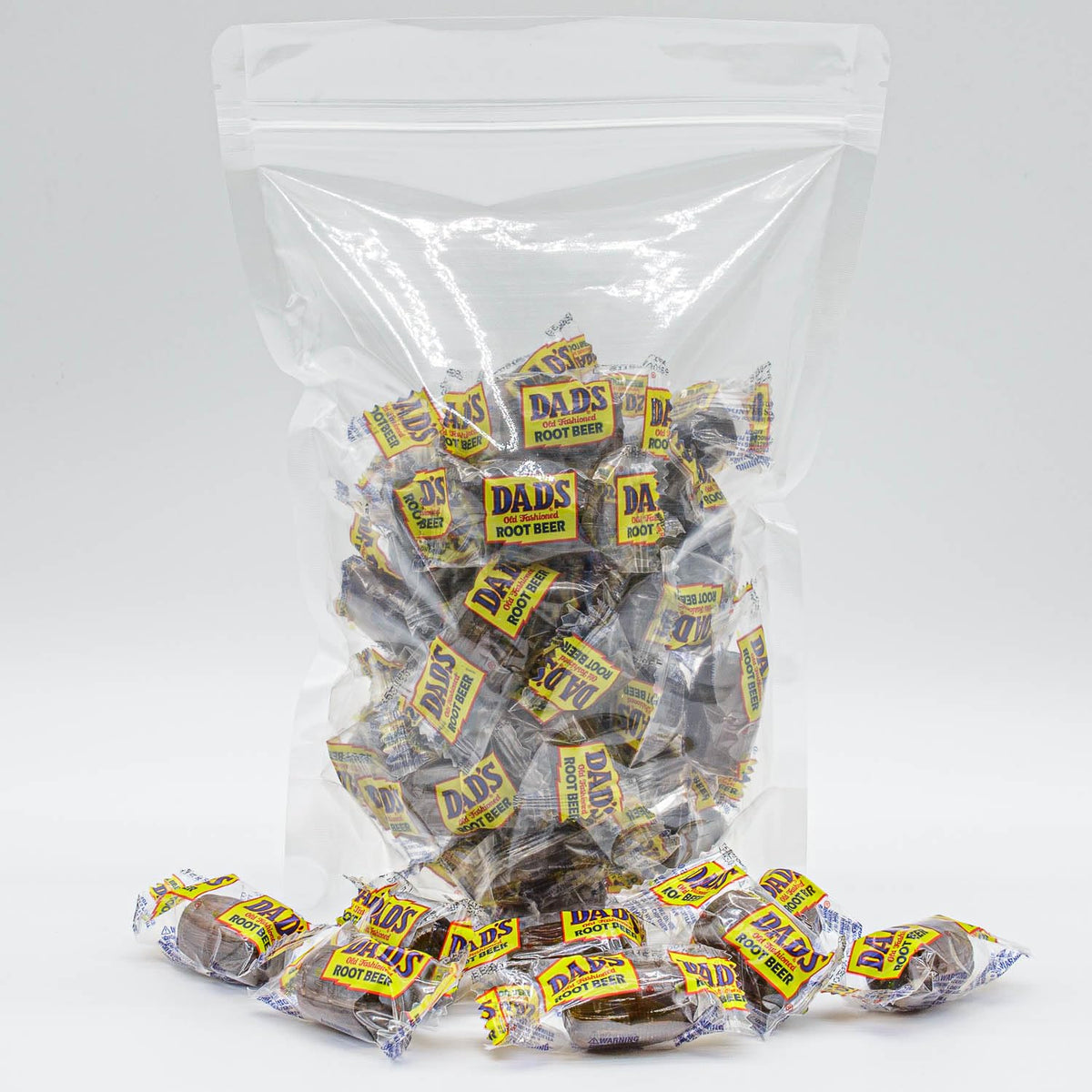 Donty-Tonty Dad's Root Beer Barrels Hard Candy – 5 lb Bulk Bag, Original Flavor