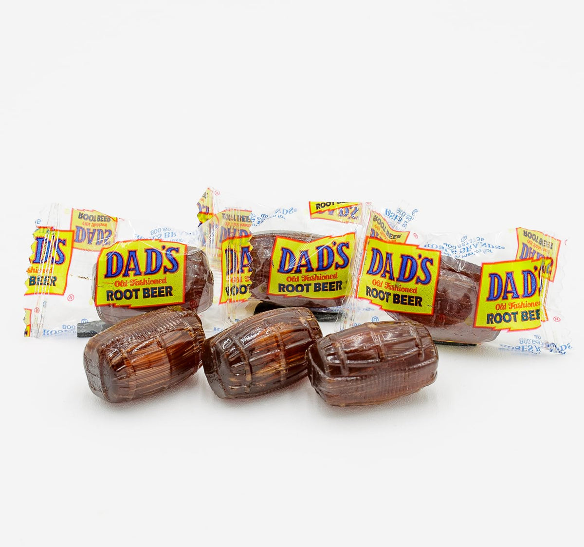 Donty-Tonty Dad's Root Beer Barrels Hard Candy – 5 lb Bulk Bag, Original Flavor