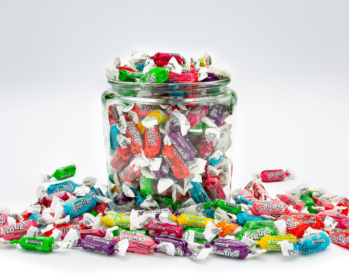 Donty-Tonty Fruit Chews Candy 5 lb Bulk Bag – 10 Flavors, Gluten & Peanut Free