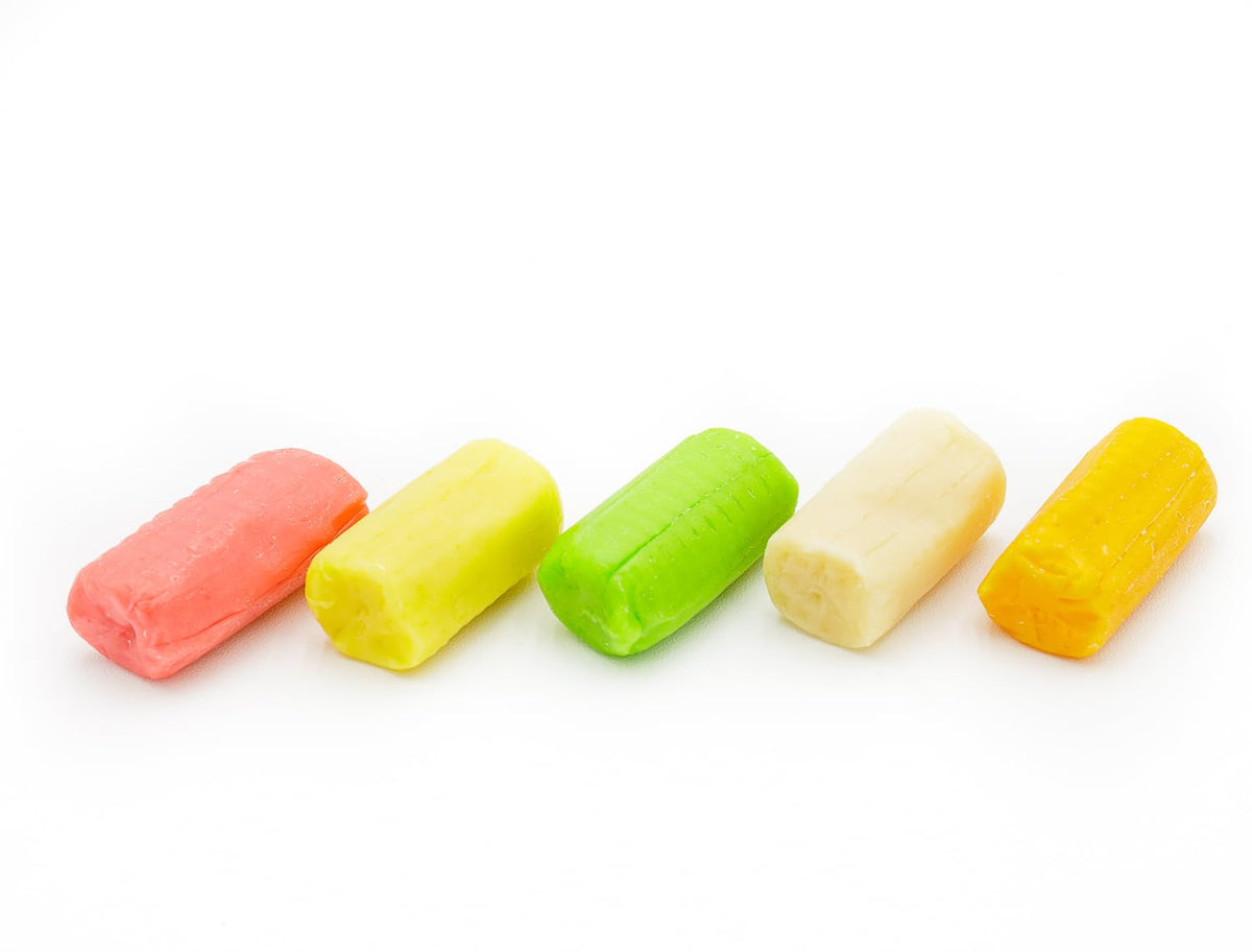 Donty-Tonty Fruit Chews Candy 5 lb Bulk Bag – Assorted Fruity Flavors, Gluten & Peanut Free