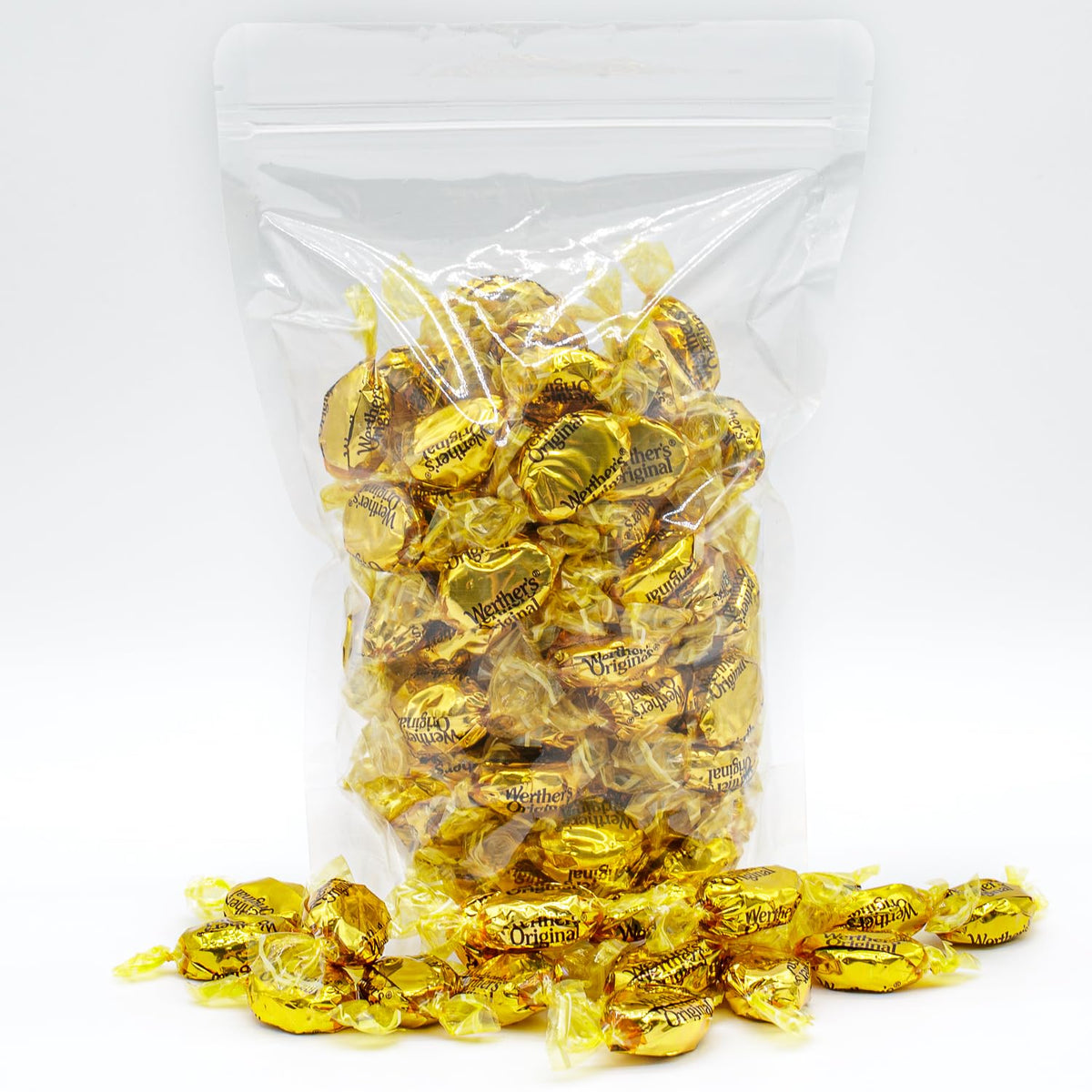 Donty-Tonty ORIGINAL Hard Candy 4 lb Bulk Bag – Cream & Caramel Flavors, Individually Wrapped