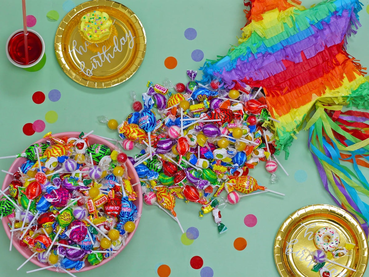 Dooboe Cinco De Mayo Candies – 7 lb Pinata Candy Mix (Approx. 385 Pieces) – Individually Wrapped Bulk for Parties & Fiesta Celebrations