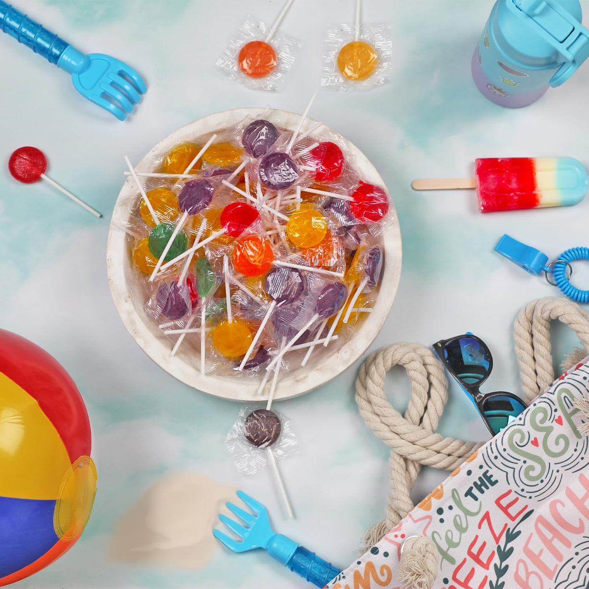 Dooboe Classic Lollipops Bulk – 18 lb Bag, ~720 Pieces, Assorted Fruit Flavors