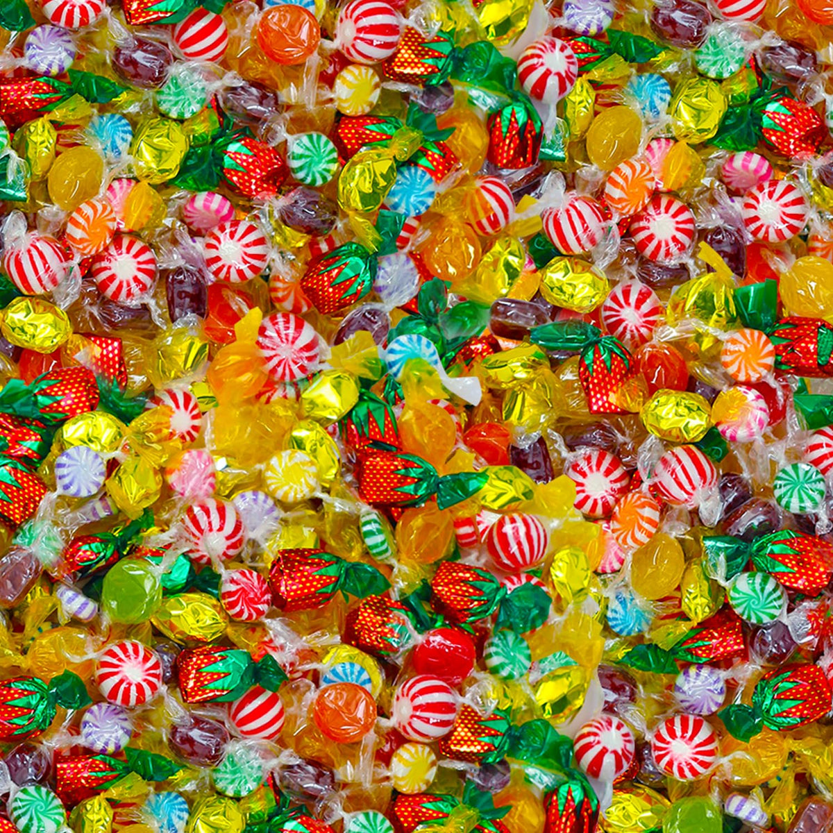 Dooboe Hard Candy Mix – 7 lb Bulk Assorted Candies (520+ Pieces) – Individually Wrapped