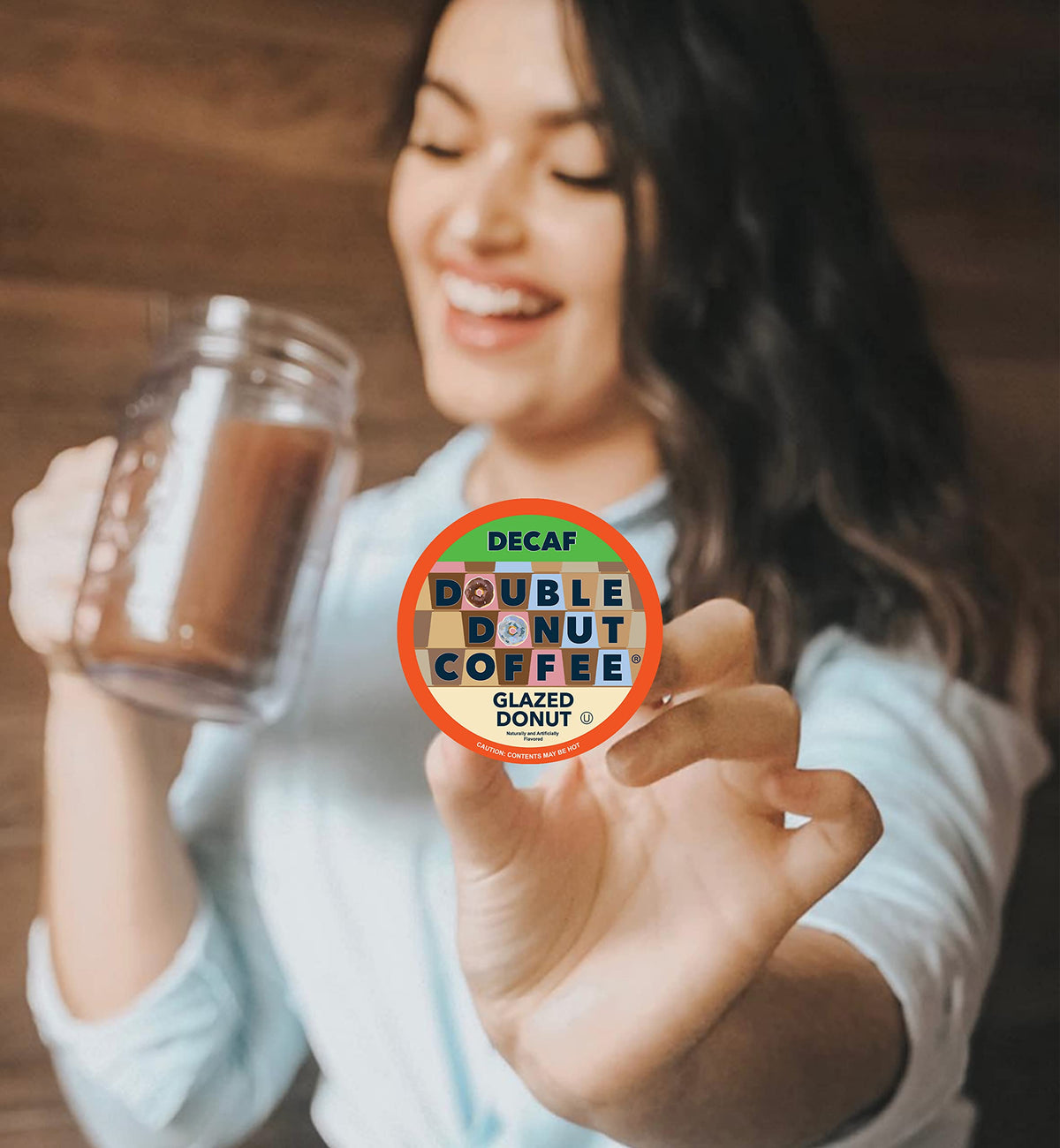 Double Donut Coffee Decaf Flavored Variety Pack - 72 Keurig K-Cups