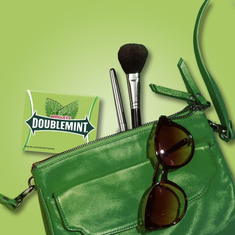 Doublemint Chewing Gum – 6 Value Packs (48 Packs Total) | Fresh Mint