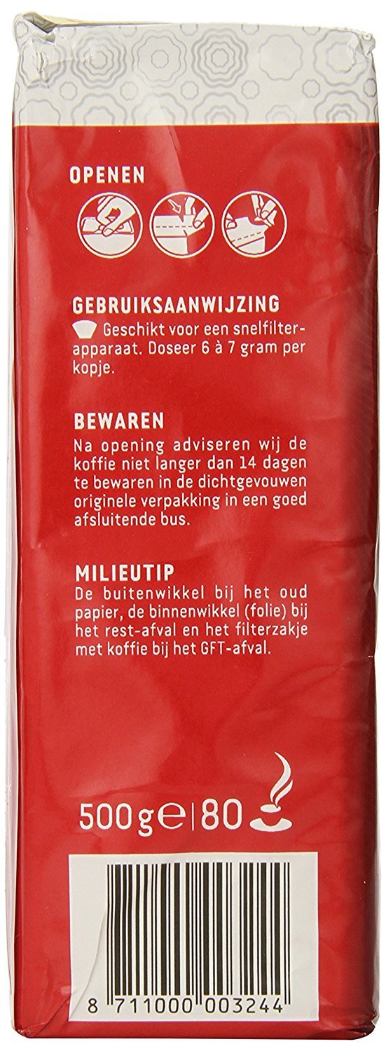 Douwe Egberts Aroma Rood Ground Coffee – 17.64 oz Pack of 2 | Fragrant, Full-Bodied Dutch Roast
