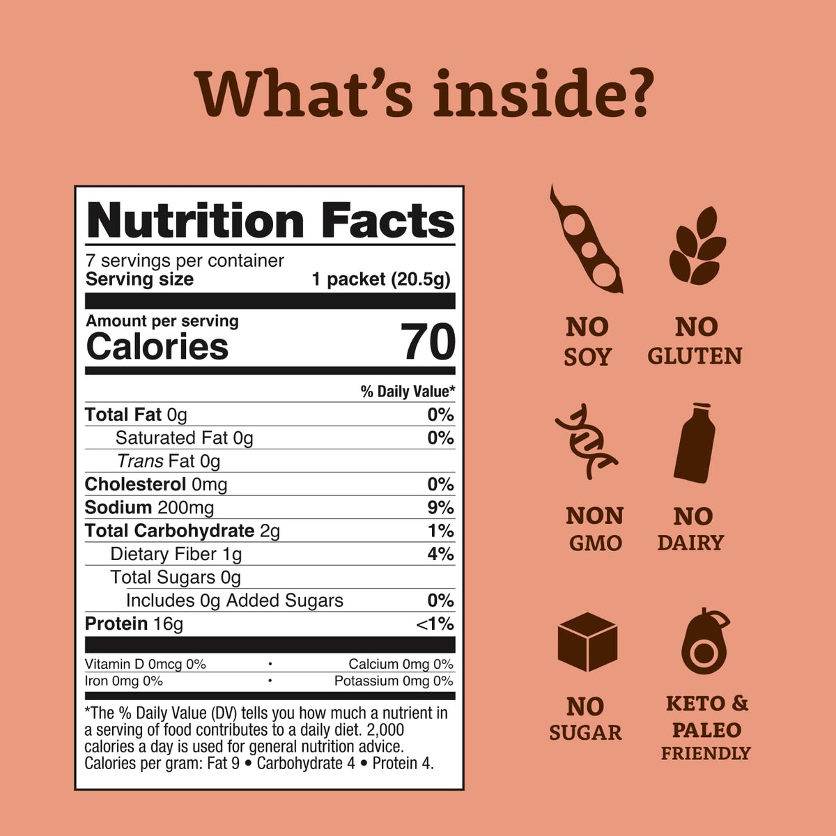 Dr. Kellyann Classic Beef Bone Broth Collagen Packets – 16g Protein, Grass-Fed, Keto & Paleo