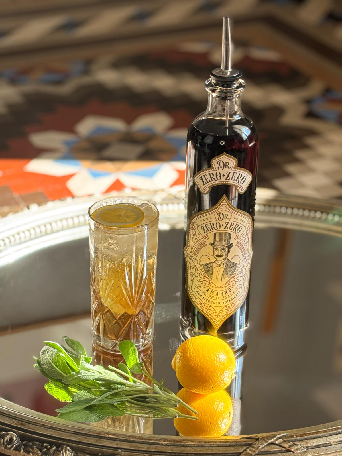 Dr Zero Zero AmarNo – Award-Winning Non-Alcoholic Amaro, After-Dinner Digestif, 700ml