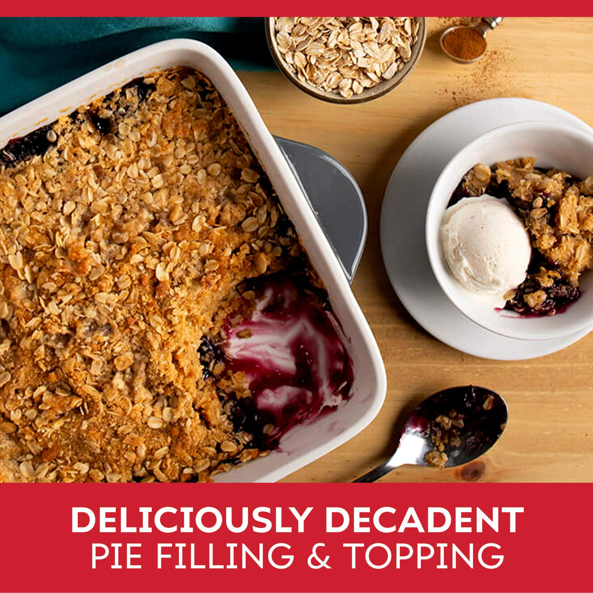 Duncan Hines Wilderness Blueberry Pie Filling & Topping, 21 oz (Pack of 8)