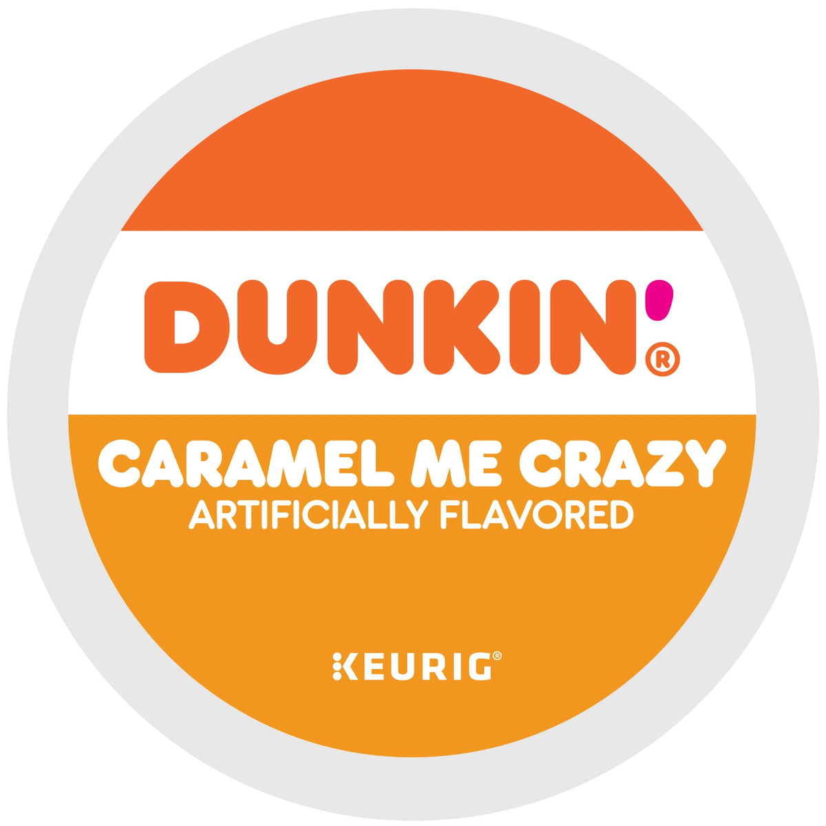 Dunkin Caramel Me Crazy Flavored Coffee K-Cup Pods – 88 Count | Premium Arabica, Keurig Compatible