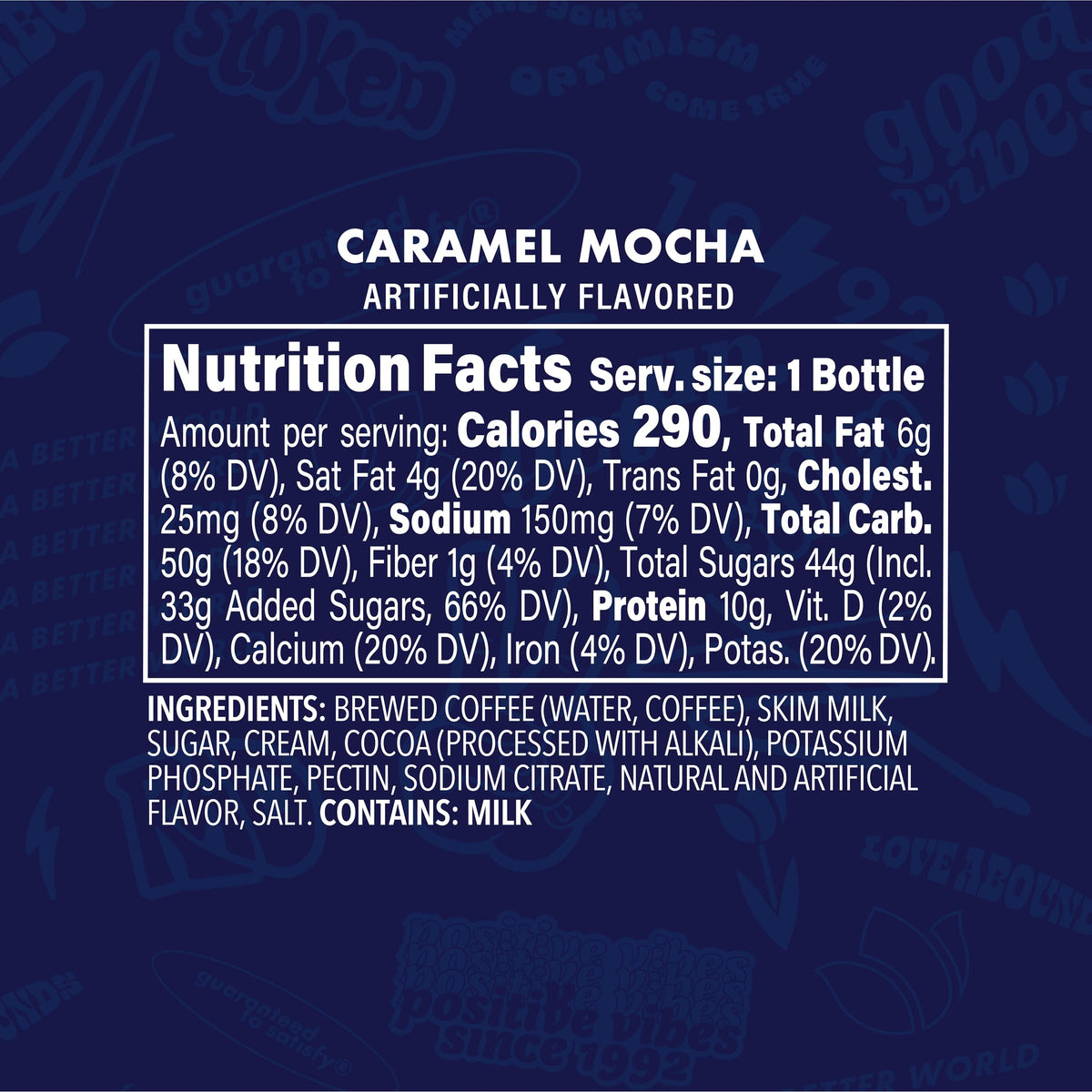 Dutch Bros Caramel Mocha Iced Latte Inspired by Caramelizer, 12-13.7 Fl Oz Bottles