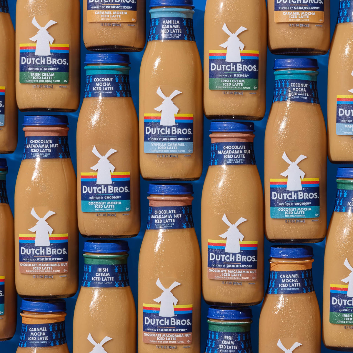 Dutch Bros Coconut Mocha Iced Latte Inspired by Cocomo — 12 Bottles (13.7 fl oz Each)