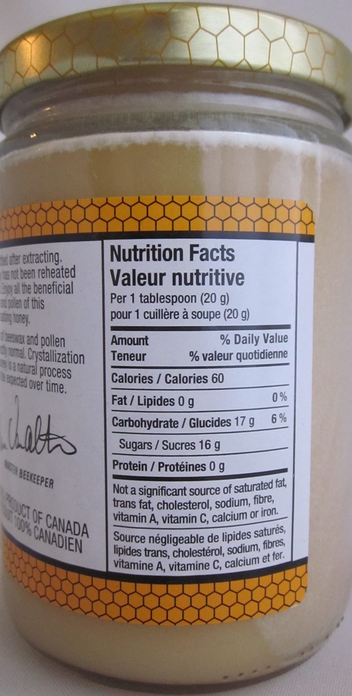 Dutchman's Gold Raw Honey 6.6 lbs – Unfiltered, Non-Pasteurized, Kosher