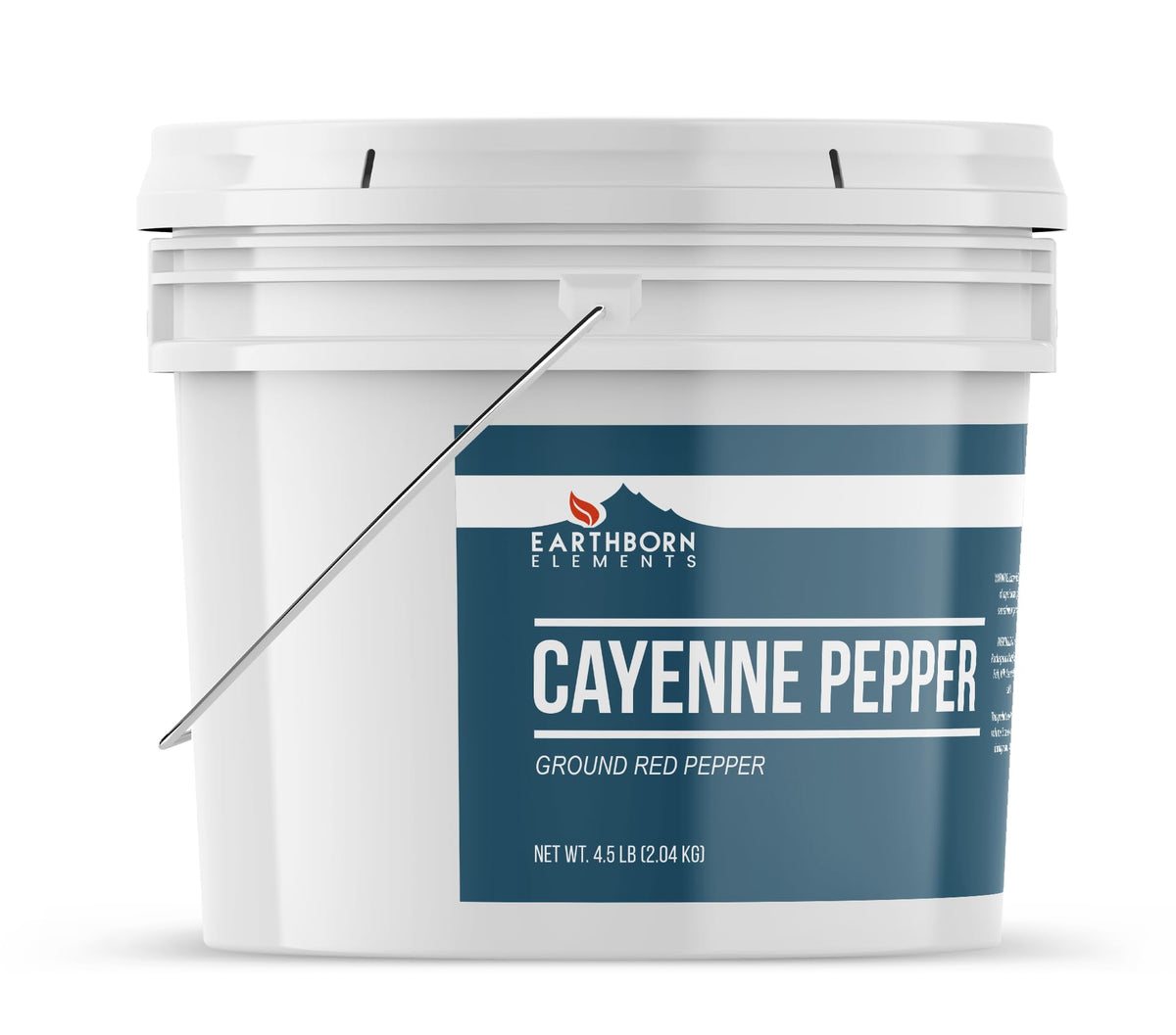 Earthborn Elements Cayenne Pepper – 1 Gallon Bucket | Pure Ground Red Pepper