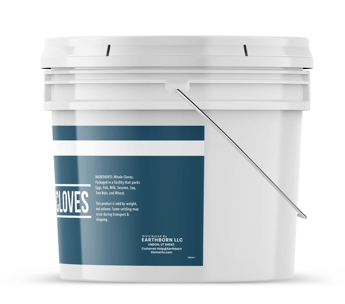Earthborn Elements Whole Cloves — Bulk 1 Gallon Bucket, Warm Flavor