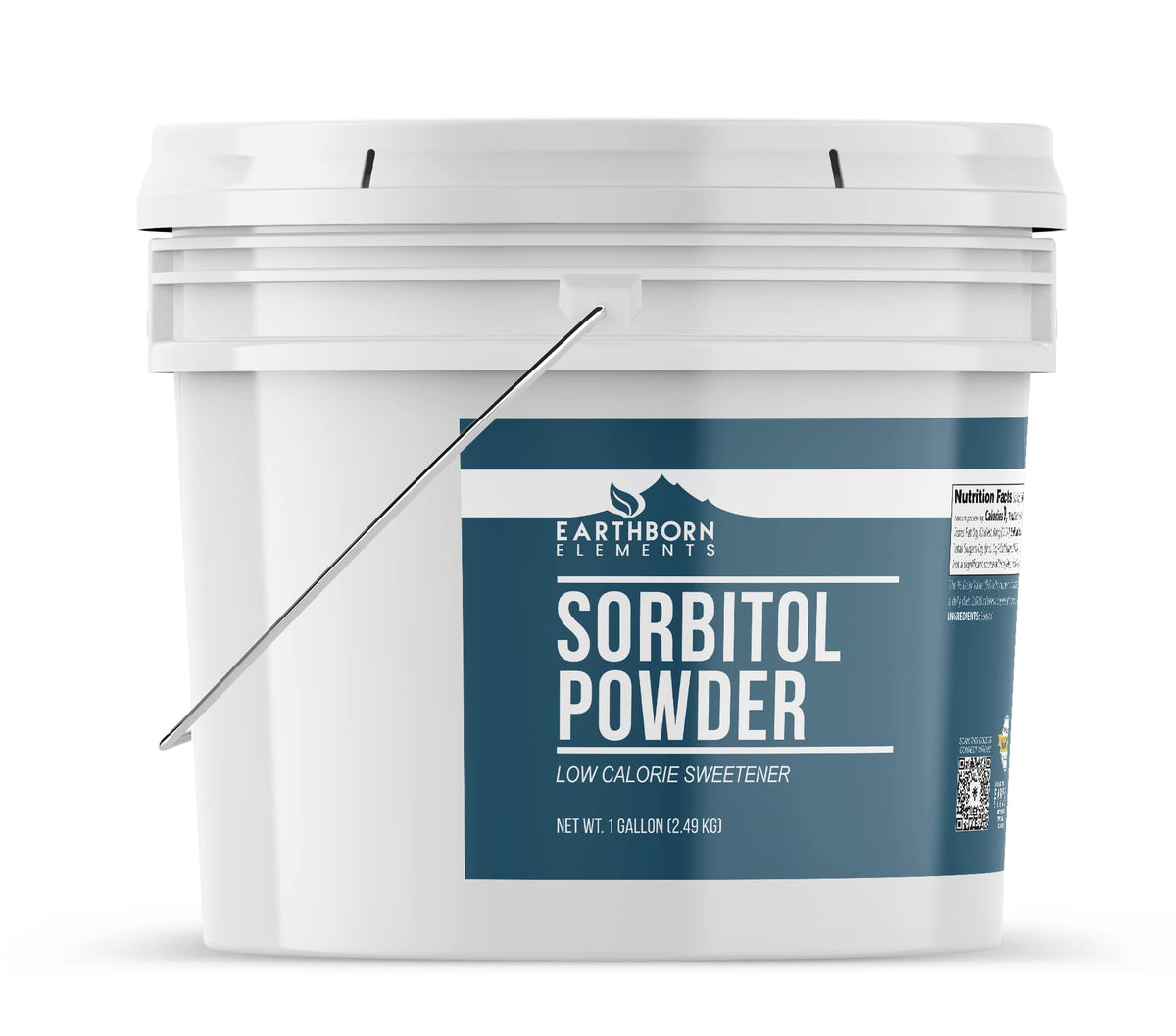 Earthborn Elements Sorbitol Powder — 1 Gallon Sugar Substitute, Low Calorie Sweetener & Thickening Agent