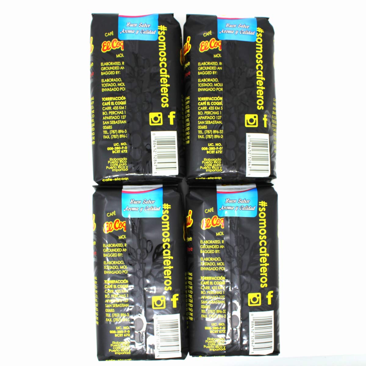 El Coquí Puerto Rican Ground Coffee (4-pack) – 14oz