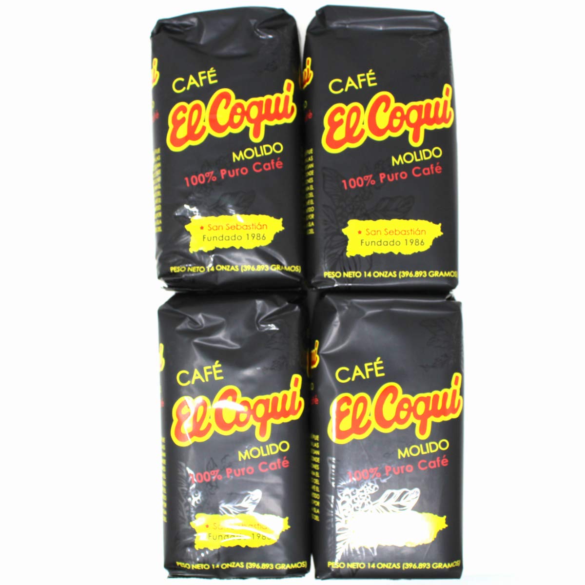 El Coquí Puerto Rican Ground Coffee (4-pack) – 14oz