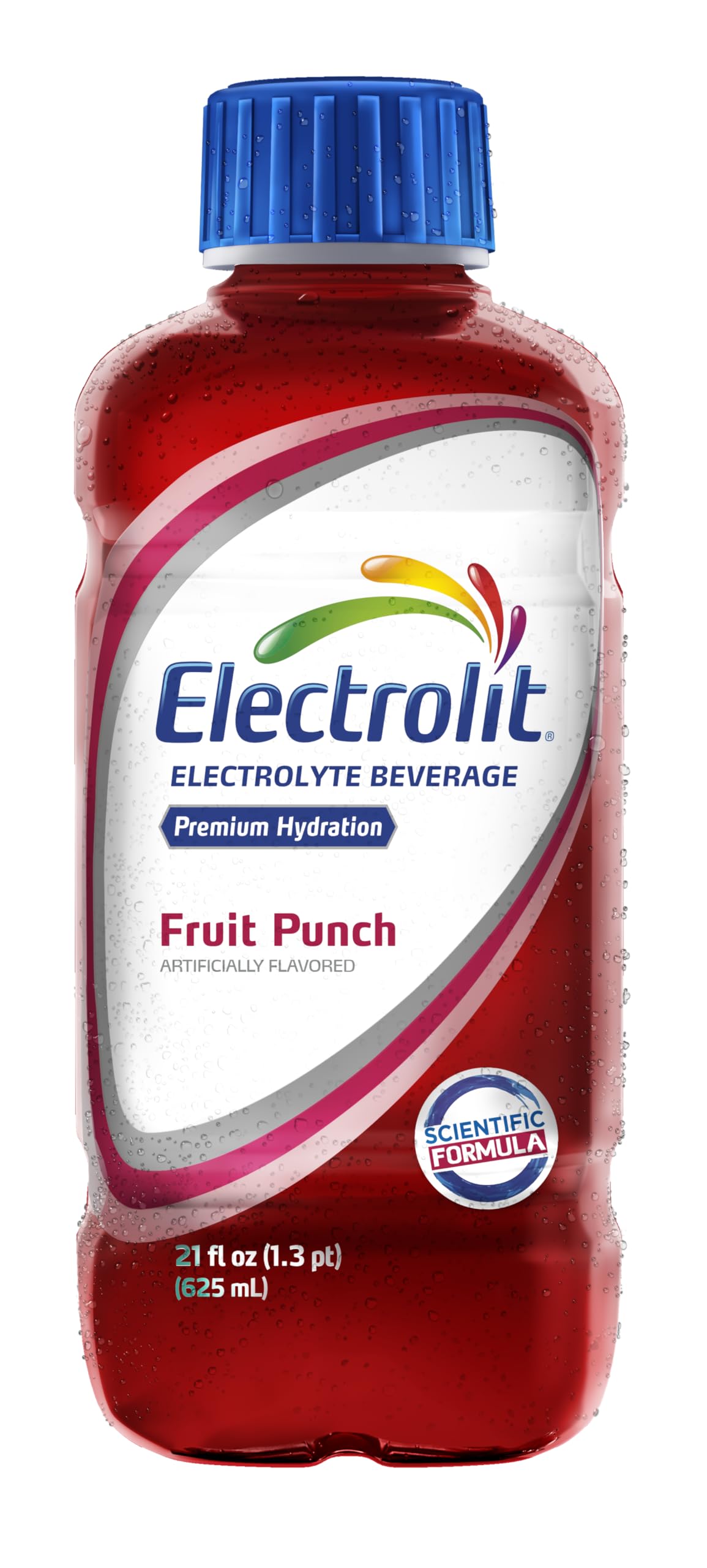 Electrolit Fruit Punch Electrolyte Beverage – 21 oz Bottle (Pack of 12)