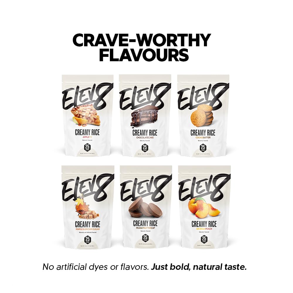 Elev8 Creamy Rice - Maple & Brown Sugar, 25 Servings