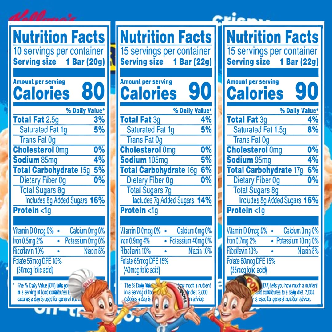 ELI&VAL Marshmallow Rice Crispy Treats Variety Pack – 40ct Bulk