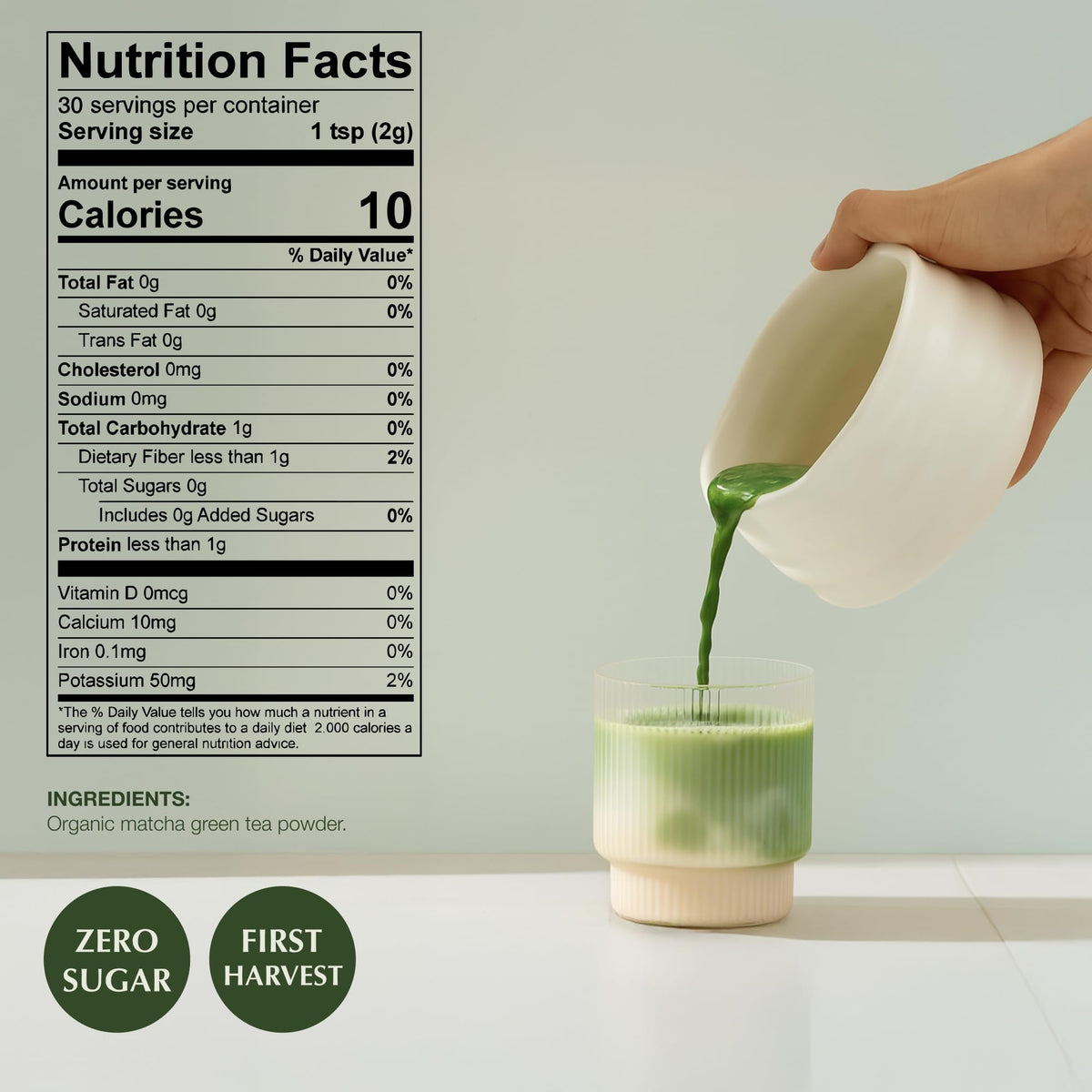 Encha Matcha Latte Grade Powder — Organic First Harvest from Uji, Japan | 30 Sachets