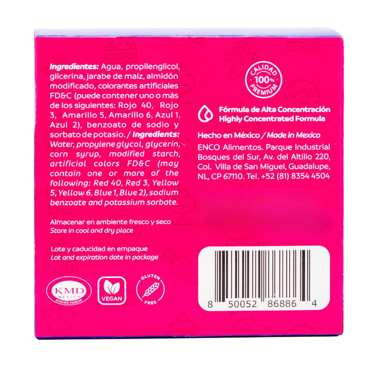 ENCO 9 Basic Color Gel Set – 9 x 40 g, Vegan, Color Mixing Guide Included