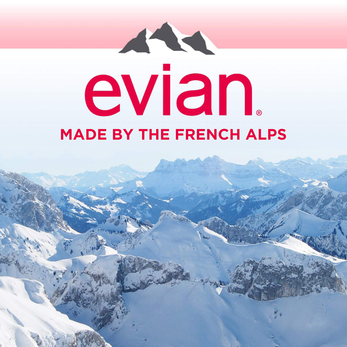 evian Natural Spring Water – Pure Hydration with Natural Electrolytes | 16.9 fl oz / 500 mL (Pack of 24)