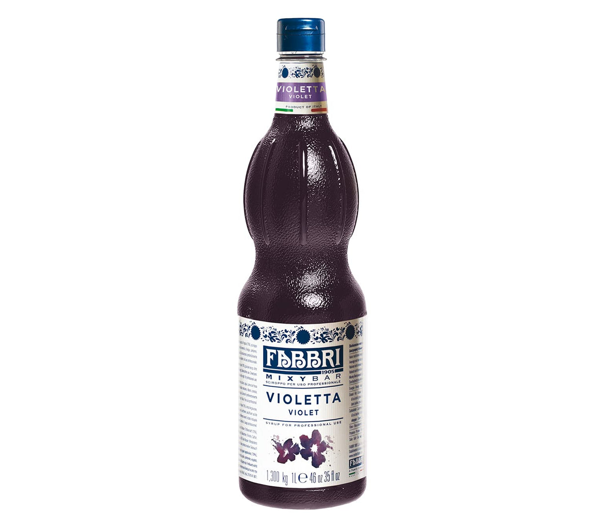 Fabbri Violet Flavoring Syrup – Made in Italy, 1 L