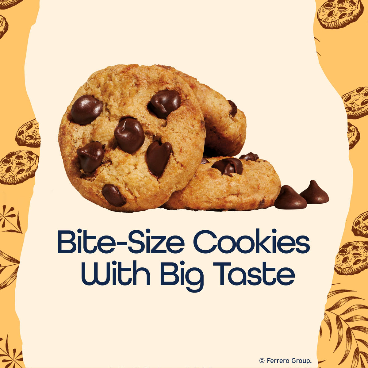 Famous Amos Classic Chocolate Chip Cookies – Bite-Size, Resealable 9 oz Bag, 8-Pack