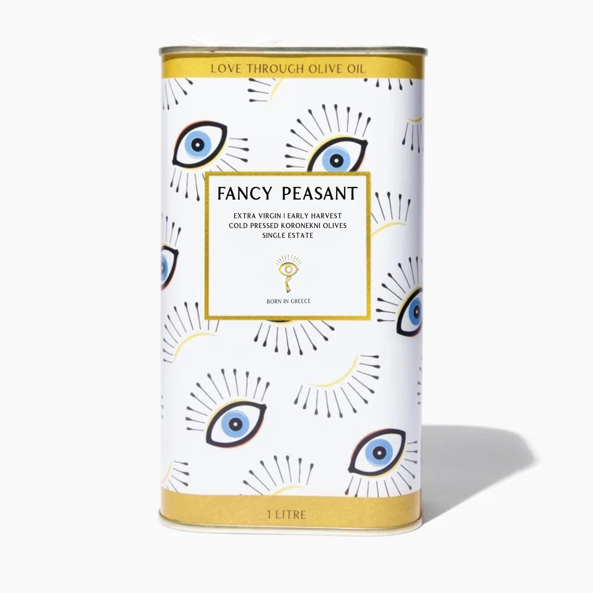 Fancy Peasant Everything Olive Oil – 1L Greek Extra Virgin Olive Oil, Polyphenol-Rich EVOO