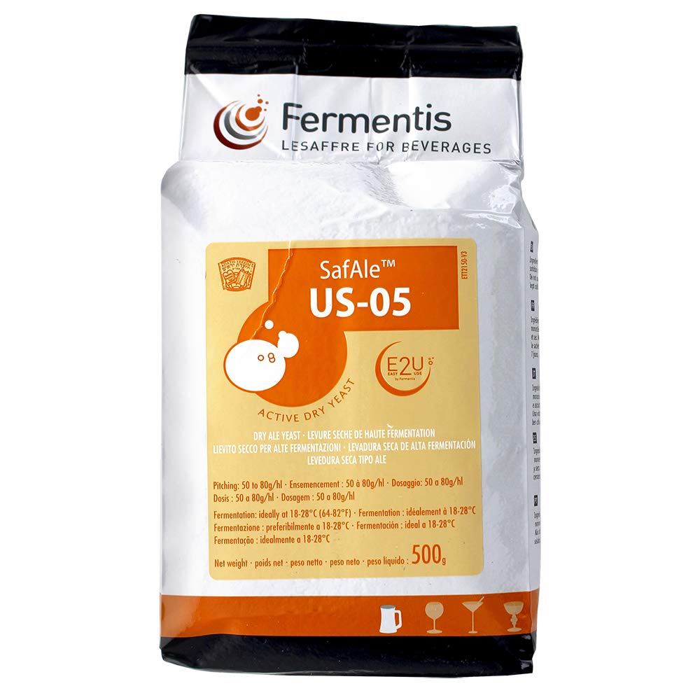 Fermentis SafAle US-05 Dry Brewing Yeast – 500 g (1.1 lb) – American Ale Yeast
