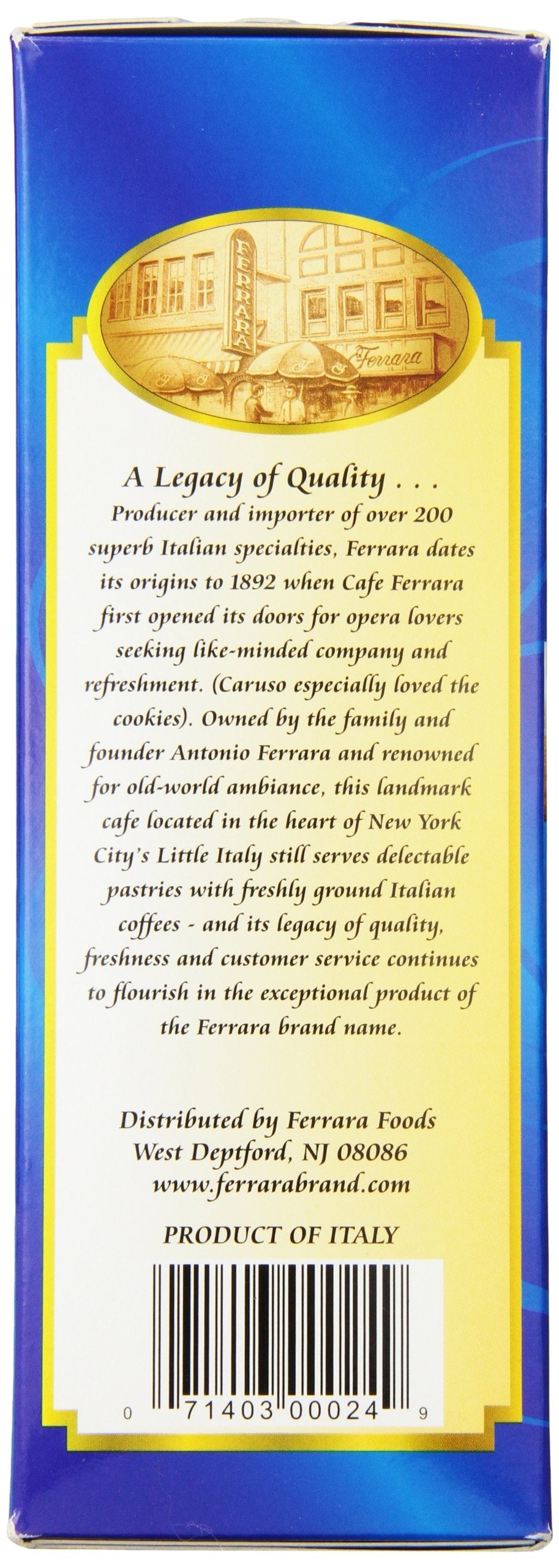 Ferrara Torrone Candy – 40-Count Almond Nougat, Made in Italy