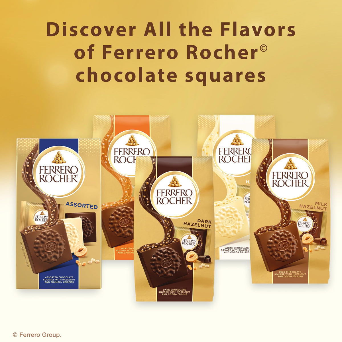 Ferrero Rocher Premium Milk Hazelnut Chocolates – 60-Count Gift Pack, Individually Wrapped